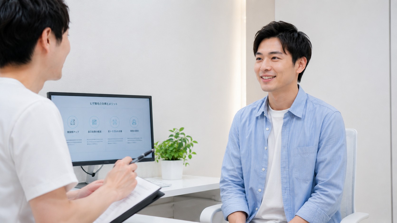 メンズ脱毛の契約前に絶対確認すべき10のポイント
