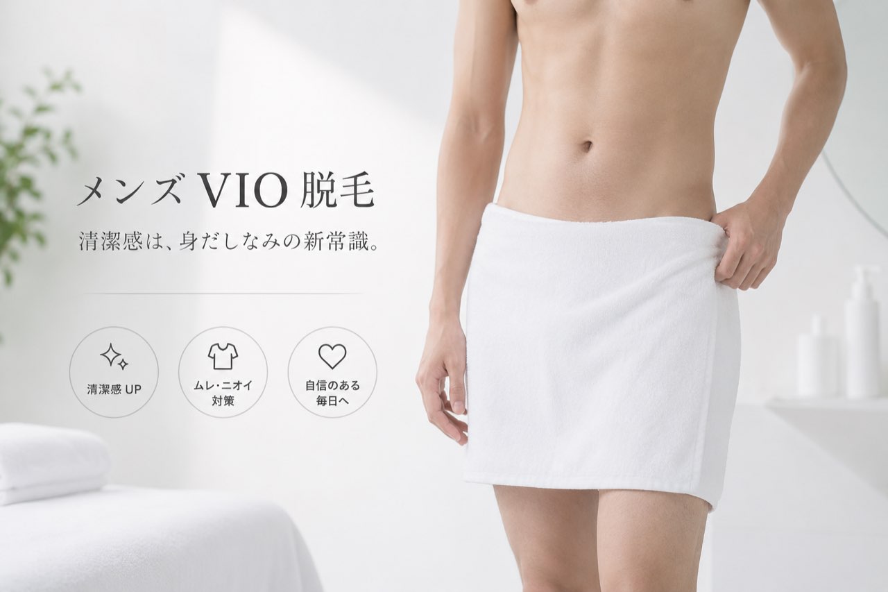 メンズVIO脱毛ガイド｜痛み・料金・おすすめクリニックを徹底解説